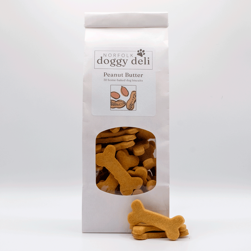 Peanut Butter Dog Biscuits